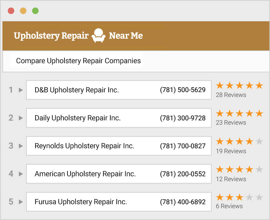 Upholstery Repair